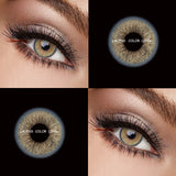 14.2mm Yearly Disposal Colored Contact Lenses Enlarging Effect Soft Lens For Daily Makeup Eye Contacts