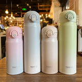350ml/500ml Fashion Stainless Steel 316 Thermal Flask Portable Long Term Insulation Adult Student Thermal Bottle Travel Tumbler