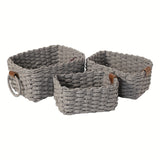 Bohemian Style Storage Basket Cosmetics Storage Basket Storage Basket with Handle Desktop Miscellaneous Storages Baskets