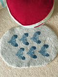 Quick Dry Non Slip Bathroom Mat Flocking Absorbent Floor Rug for Bathroom Entrance Korean Style Girls Room Decor Home Textile