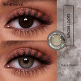 Natural Colored Contact Lenses for Eyes 1 Pair Green Lenses Fashion Makeup Lenses 42% Water Beauty Pupils