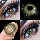 1Pair New Colored Contact Lenses for Eyes Big Black Eye Lens Natural Yearly Cosmetics Beauty Women Men Pupils Fast Ship