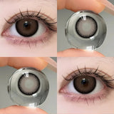 1 Pair Color Contact Lenses For Eyes Natural Gray Blue Beautiful Pupil Soft Natural Accessories Yearly Cosmetic Pupils