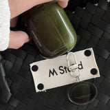 Ins Summer Gradient Green Earphone Case For Airpods 4 3rd Pro 2 For Airpods 1 2 3 Pro2rd Soft Protective Cover Creative Pendant