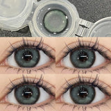 1Pair Color Contact Lens Black Pupils High Quality Myopic  BrownEyes - 1 to- 8 Diopter Contact Lenses 1 Year Fast Shipping