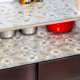 Haitang Flower Refrigerator Pad Waterproof Moisture Proof Non Slip Refrigerator Pad Refrigerator and Kitchen Decoration