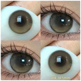 1 Pair(2pcs) Myopia Contact Lenses for Eyes Pupils Prescription Lenses With Diopters Fashion Blue Green Eye Color Lenses