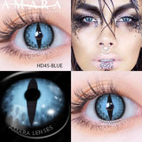Cosplay Blue Color Contact Lenses for Eyes Yearly Makeup Halloween Beauty Yellow Contact Lenses Eye Cosmetic