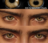 2Pcs Colored Contacts Lenses Natural Blue Gray Beauty Lenses Brown Makeup Lenses Green Eye Contact Yearly Soft Eye Lens