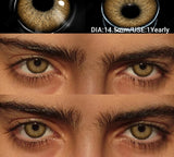 Natural Colored Contacts Lenses Ocean Blue Gray Color Lenses Brown Eye Lens Green Eye Contact Yearly Beauty Makeup Lens
