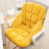 Winter Office Chair Cushion Plush Seat Pad Soft Warm Hip Pad Student Thickened Backrest Floor Seat Cushion