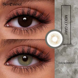 Natural Colored Contact Lenses for Eyes 1 Pair Green Lenses Fashion Makeup Lenses 42% Water Beauty Pupils