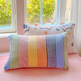 2Pcs Bohemian Snowflake Velvet Pillowcases Non-Shedding Warm Winter Pillow Covers Floral Printed Soft Plush Pillow Cases for Bed