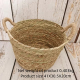 Handwoven Rattan Storage Basket Multipurpose Organizer for Kitchen Sundries Clothing Toys Snacks Desktop Items Home Organization