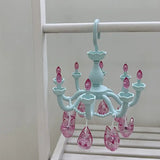 Plastic Princess Style Beautiful Drying Rack Multi-functional Underwear Socks Clip Clothes Hanger Dryer Towels Cloth Drying Rack