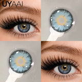 Colored Contact Lenses Makeup Green Lenses Beauty Siri Blue Colored Pupils Cosmetic Natural Brown Pupils 14.5mm Big Eyes