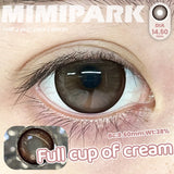 2pcs Half-Year Colored Contacts 14.5mm Glossy Natural Style for Daily Wear Cosplay High Moisture Lenses
