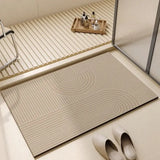 Absorbent Diatom Mud Floor Mat, Non-Slip Bath Rug, Toilet Doormat, Quick Drying Area Rugs, Bathroom Carpet