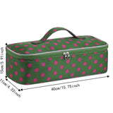 New Polka Dot Hair Dryer Storage Bag with Handle Large Capacity Makeup Bag Dustproof Portable Curler Storage Bag For Travel