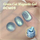 Pink Light Flow Cat Magnetic Gel Nail Polish 10ml Holographics Shining Line Magnetic Long Lasting DIY Salon Varinsh
