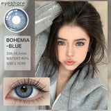 1 Pair Color Contact Lenses for Eyes Cosmetics Blue Contact Lenses Brown High Quality Natural Contact Lenses Gray Lenses