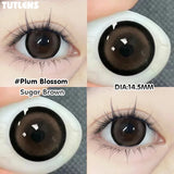 2PCS Tutlens  Mixed Color Cosmetic Contact Lenses, Half Year Wear, 0-800 Power Soft Lenses New Store Sale, 18+ Only