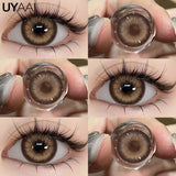 Colored Contact Makeup Natural Brown Eye Lenses Lovesick Series Cosmetics Gray Lenses Woman Makeup Green Beauty Contacts