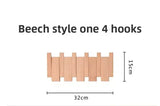 xyloid Coat Racks Wall Hanging Wall Entry Door Porch Hanging Coat Rack Perforated Solid Wood Creative Piano Keys Clothes Hook