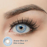 1 Pair Colored Contact Lenses Beautiful Pupil Color Circle Lens Green Iris Prescription Yearly Natural 0-8 Degrees  F