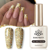 15ml Aurora Glitter Gel Nail Polish Iridescent Pearl Shimmer Effect Soak Off UV LED Manicure Varnishes