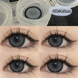 1Pair Color Contact Lenses For Eye Natural Gray Eyes with Myopia Prescription High Quality Color Lens Makeup Yearly New
