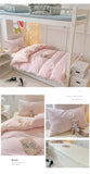 Japan Style Bedding Set Plaid Duvet Cover Set With Sheet Bedroom Decor Skin Friendly King Single Double Bedding Set Home Textile