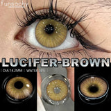 Cosmetics Color Contact Lenses 1pair Brown Color Lens Fashion Lenses Korean Lenses Grow Eye Big Eye Lens Gray Contacts