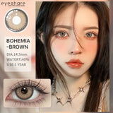 1 Pair Color Contact Lenses for Eyes Cosmetics Blue Contact Lenses Brown High Quality Natural Contact Lenses Gray Lenses