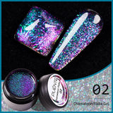 7.5ML Green Crystal Cat Magnetic Gel Nail Polish Shiny Green Glitter Cat Eye Gel For Manicure Soak Off UV Nail Art Varnish