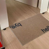 Nordic PVC Letters Welcome Doormat Cuttable House Entrance Mat Rug Carpet Anti Dust Floor Tidy Pad Outdoor Home Decor