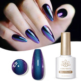 10ml Pink Gold Water Light Cat Magnetic Gel Polish HEMA TPO FREE Aurora Glitter Crystal Soak Off UV Varnish Manicure