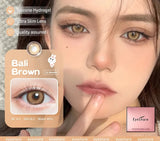 1pair New Colored Contacts Lenses for Eyes Brown Eyes Contact Lenses Fashion Green Eye Lens Yearly Makeup Gray Contacts