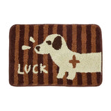 Cute Tufting Dachshund Bathroom Mat Soft Plushy Rug Bedroom Bedside Carpet Doormat Floor Anti Slip Pad Aesthetic Home Room Decor