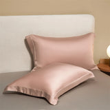 1 Pair(2 Pieces) Egyptian Cotton Pillowcases Solid Color Pillow Shams Covers
