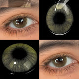 Eye Eyes Color Contacts Colored Contact Lenses Lens Small Pupil Beauty Prescription Cosmetics Daily 2Pcs 6 Months