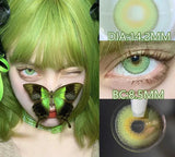 1 Pair Myopia Color Contact Lenses for Eyes Green Eye Lenses High Quality Prescription Blue Beauty Pupil Fast Shipping