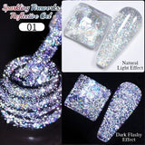 7.5ML Amber Moonlight Cat Magnetic Gel Nail Polish WaterLight Cat Eye Gel Soak Off Semi-Permanent Nail Art Varnish For Manicure