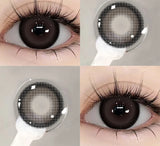 0~-6.00 Myopia Lenses 1 Pair Colored Contact Lenses with Degree Natural Eye Contact Prescription Lens Fashion Lenses