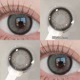 2PCS Halloween Myopia Contact Lenses Cosplay Colored Contact Lenses Prescription Lens Natural Pupils Eye Color Lenses