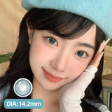1 Pair Myopia Color Contact Lenses for Eyes with Prescription Makeup Eye Color Lenses Beauty Pupils Fashion Blue Lenses