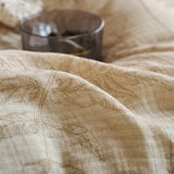 Vintage French Lace Ruffles Bedding Set Pure Cotton Wrinkled Yarn Soft Duvet Cover Set Flat/Fitted Bed Sheet Pillowcases 4Pcs