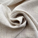 Short Curtains Beige Flax Linen Rustic Farmhouse Ready Made Cabinet Curtain for Cafe Kitchen Window Living Room Home Decor