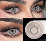 1 Pair Natural Colored Contact Lenses for Eyes Gray Eye Lens Fashion Blue Lenses Cosmetic Brown Eyes Contacts Yearly