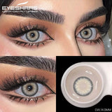1 Pair Natural Colored Contact Lenses for Eyes Gray Eye Lens Fashion Blue Lenses Cosmetic Brown Eyes Contacts Yearly